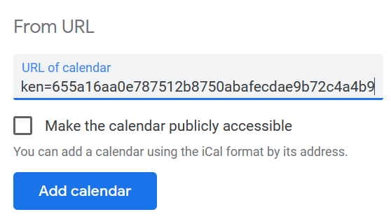 How to synchronise Google Calendar with Moodle 