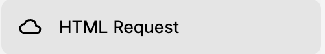 A screenshot of a chat title, showing a cloud icon meaning that the chat is being stored in the cloud