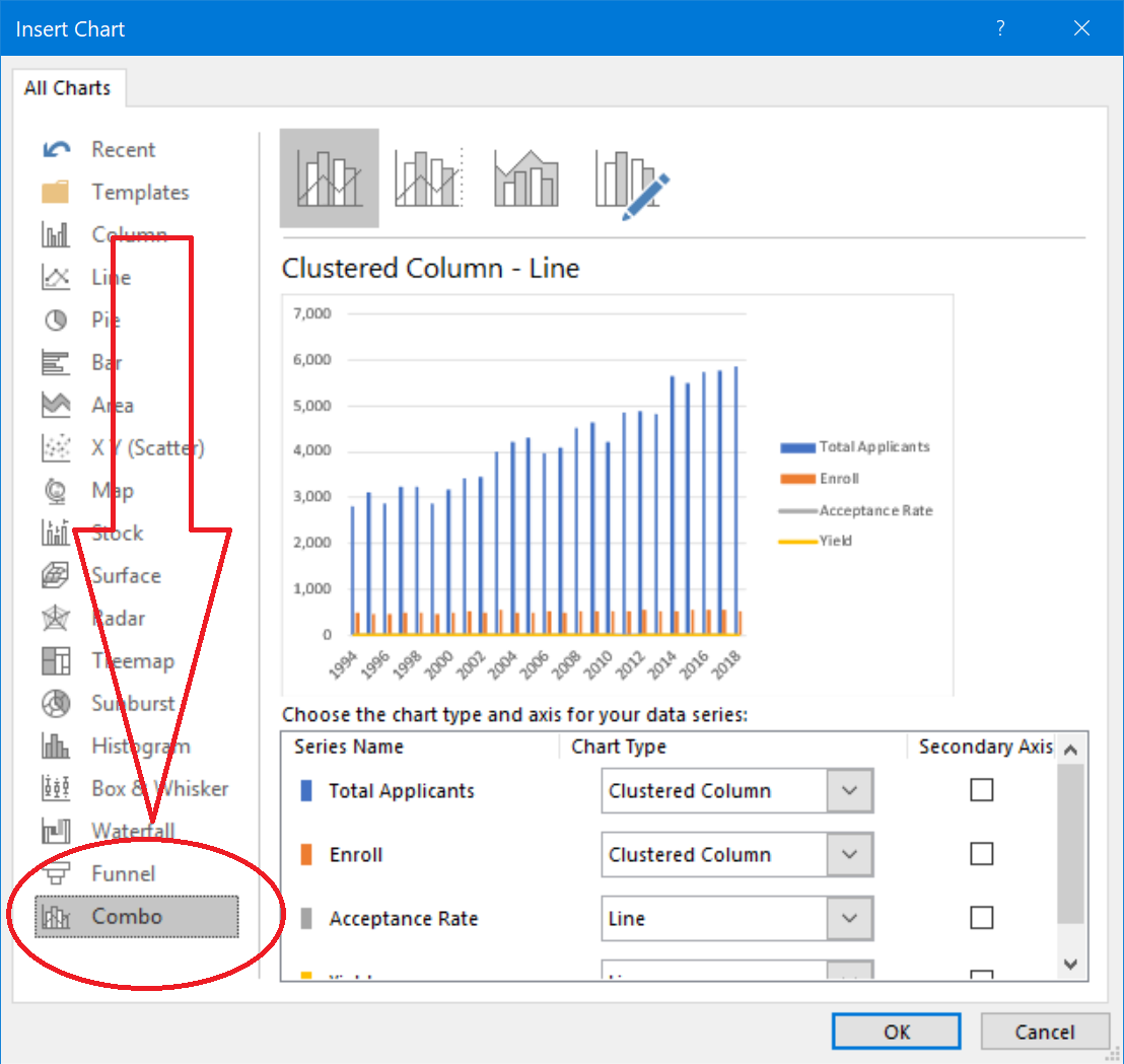 excel tabular form